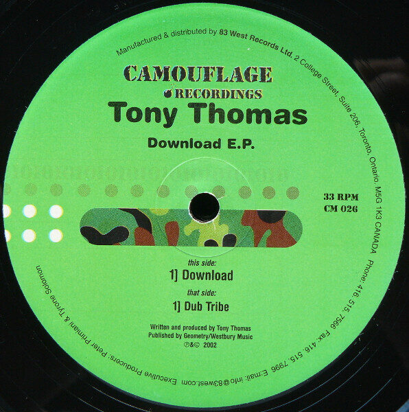 Tony Thomas – Download E.P.