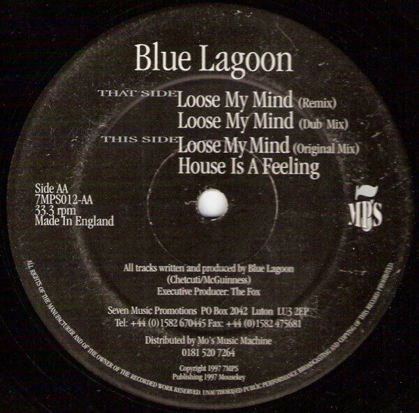 Blue Lagoon – Loose My Mind E.P.