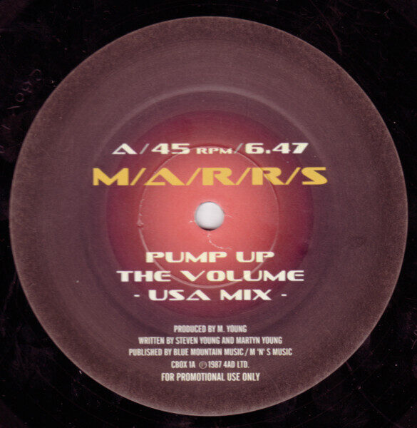 M|A|R|R|S / Colourbox – Pump Up The Volume / Looks Like We're Shy One Horse