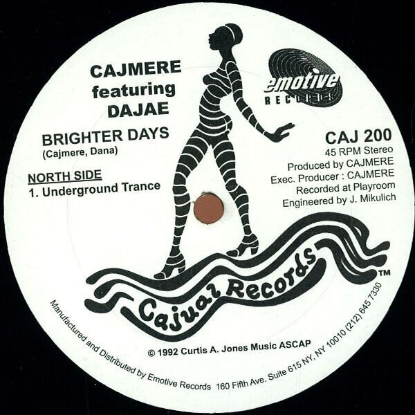 Cajmere Featuring Dajae / Cajmere Featuring Derrick Carter – Brighter Days / Dreaming EP