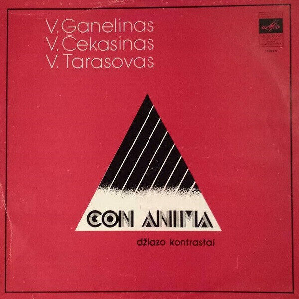 V. Ganelinas, V. Tarasovas, V. Čekasinas – Con Anima