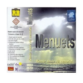 Menuets – Kamēr Saule Vēl Nenoriet (Dziesmu Izlase Nr.2) (KASETE)