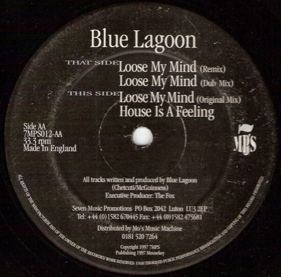 Blue Lagoon – Loose My Mind E.P.