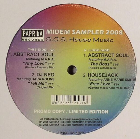 Various – Midem Sampler 2008 - S.O.S. House Music