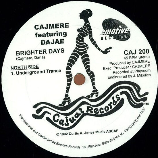 Cajmere Featuring Dajae / Cajmere Featuring Derrick Carter – Brighter Days / Dreaming EP