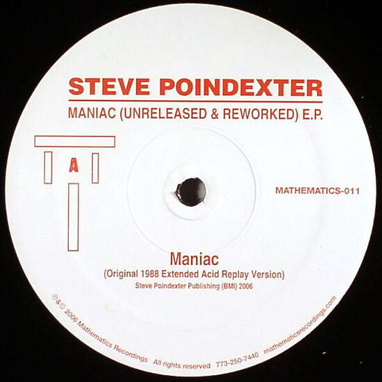 Steve Poindexter – Maniac (Unreleased & Reworked) E.P.