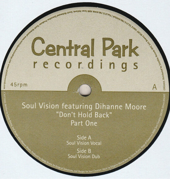 Soul Vision – Don't Hold Back (Part One)