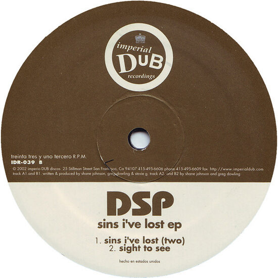 DSP – Sins I've Lost EP