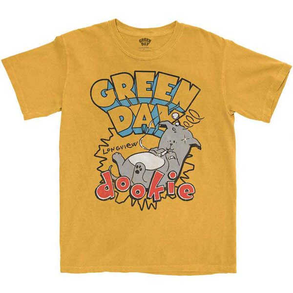 GREEN DAY UNISEX T-SHIRT: DOOKIE LONGVIEW 