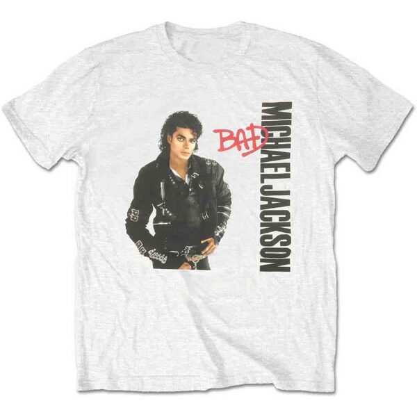 MICHAEL JACKSON UNISEX T-SHIRT: BAD