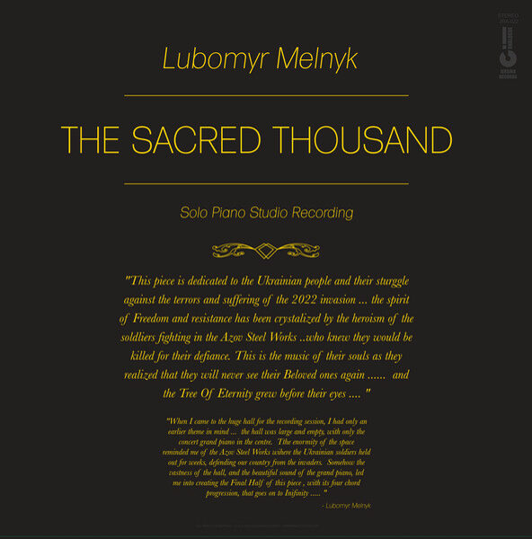 Lubomyr Melnyk – The Sacred Thousand (Ukraina)