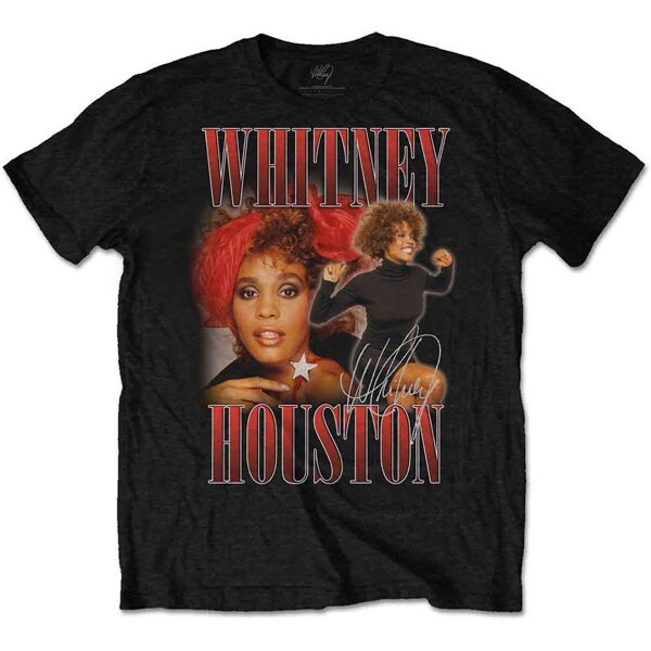 WHITNEY HOUSTON UNISEX T-SHIRT: 90S HOMAGE